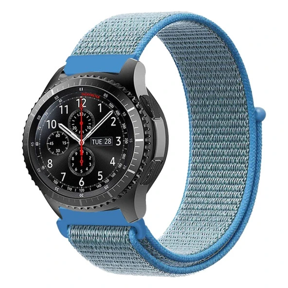 E2M Huawei Watch 20mm KRD-03 Hasır Açık Mavi Kordo ürün görseli