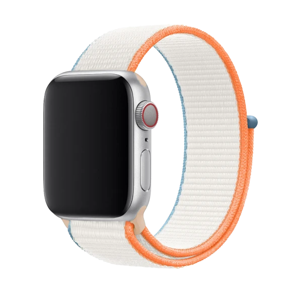 E2M APPLE WATCH 42-44MM KRD-03 HASIR SPOR BEYAZ KO