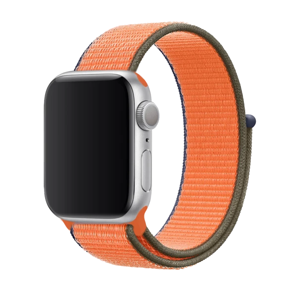 E2M APPLE WATCH 42-44MM KRD-03 HASIR SPOR TURUNCU KORDON