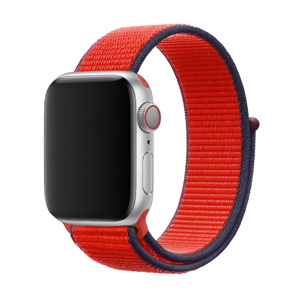 E2M APPLE WATCH 42-44MM KRD-03 HASIR SPOR KIRMIZI KORDON