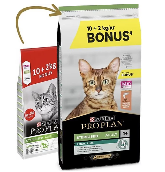 Pro Plan Sterilised Somonlu 12 kg Kısırlaştırılmış Yetişkin Kedi Maması