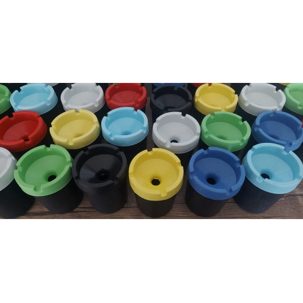 Küllük (8 Adet Gönderilecektir) (Yanmaz kokusuz renkli plastik) - 8