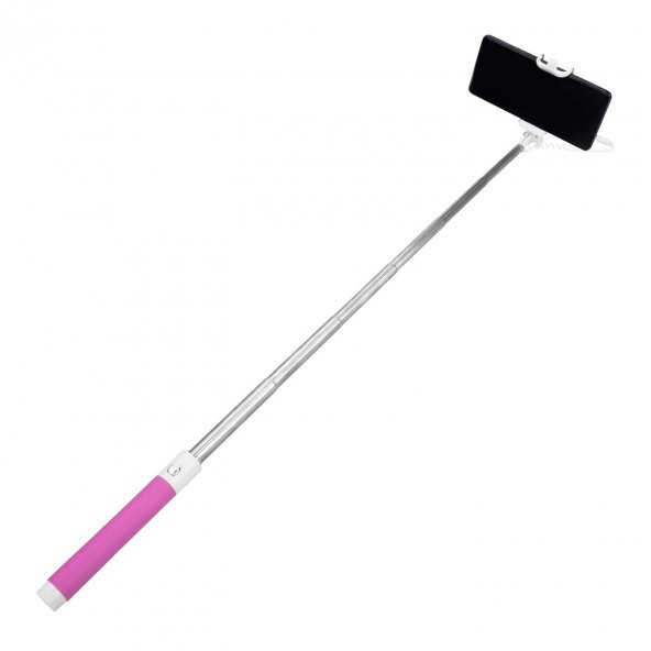 ADDISON AD-S33 KABLOLU BEYAZ / PEMBE SELFİE ÇEKİM ÇUBUĞU - 3
