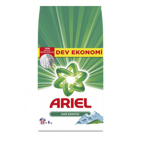 Ariel Dağ Esintisi 8 kg Beyazlar için Toz Deterjan
