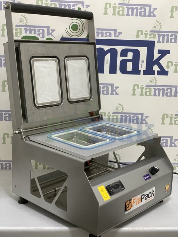 Çiftli Kase Kapatma Makinesi - 190x144mm Tabak Kapatma Makinesi - Çiftli Tabak Kapama Makinesi - 2