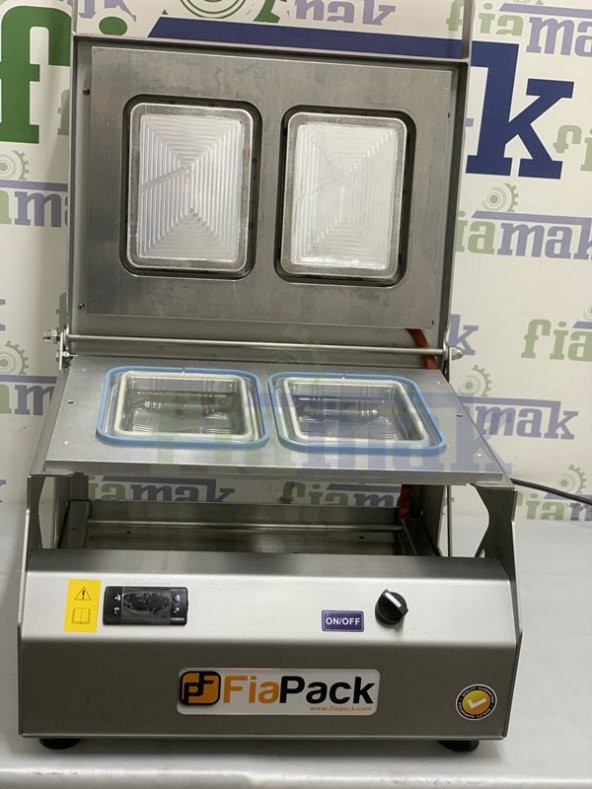 Çiftli Kase Kapatma Makinesi - 190x144mm Tabak Kapatma Makinesi - Çiftli Tabak Kapama Makinesi - 8