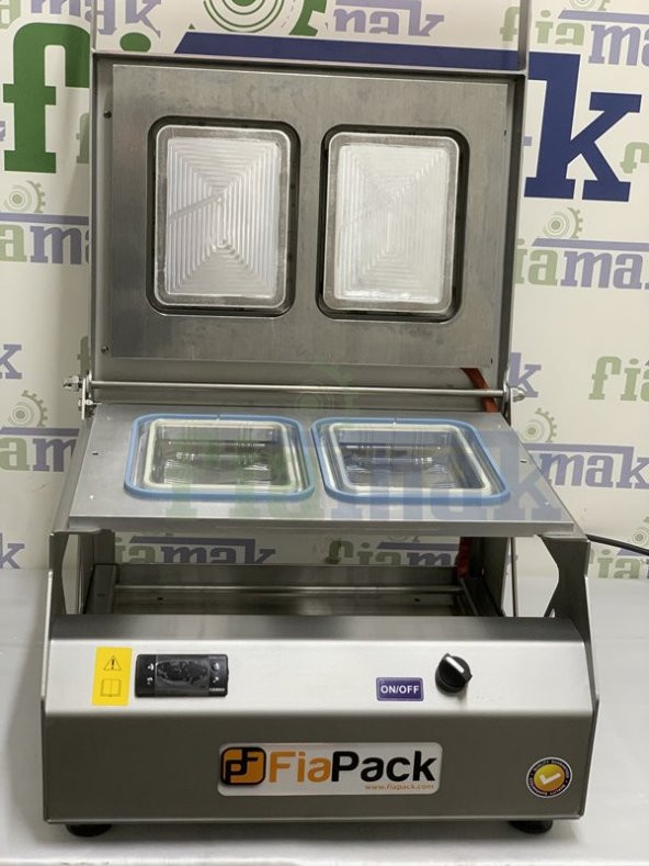 Çiftli Kase Kapatma Makinesi - 190x144mm Tabak Kapatma Makinesi - Çiftli Tabak Kapama Makinesi - 10