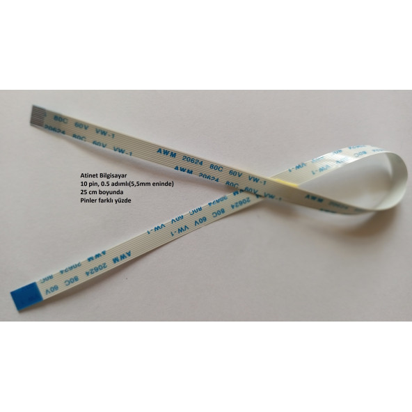 Awm 20624 80C 60V Vw1 10 Pin Flex Kablo  10-0.5-25B ürün görseli 1