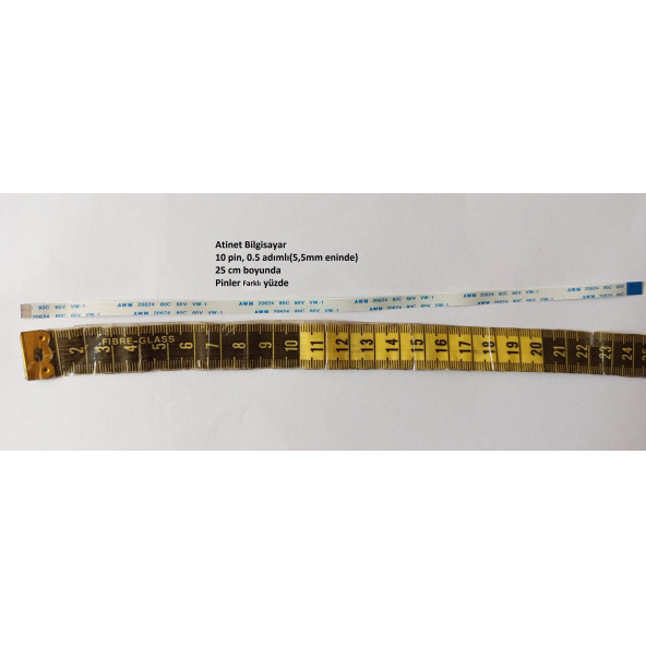 Awm 20624 80C 60V Vw1 10 Pin Flex Kablo  10-0.5-25B - Resim 3