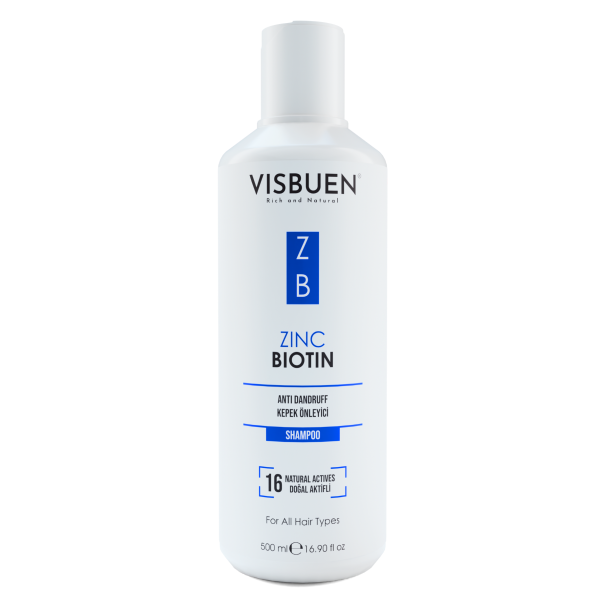 Çinko Biotin 16 Doğal Aktifli Kepek Önleyici Bakım Şampuanı - 4