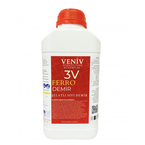 Veniv 3V Ferro Şelatlı Sıvı Demir 5L