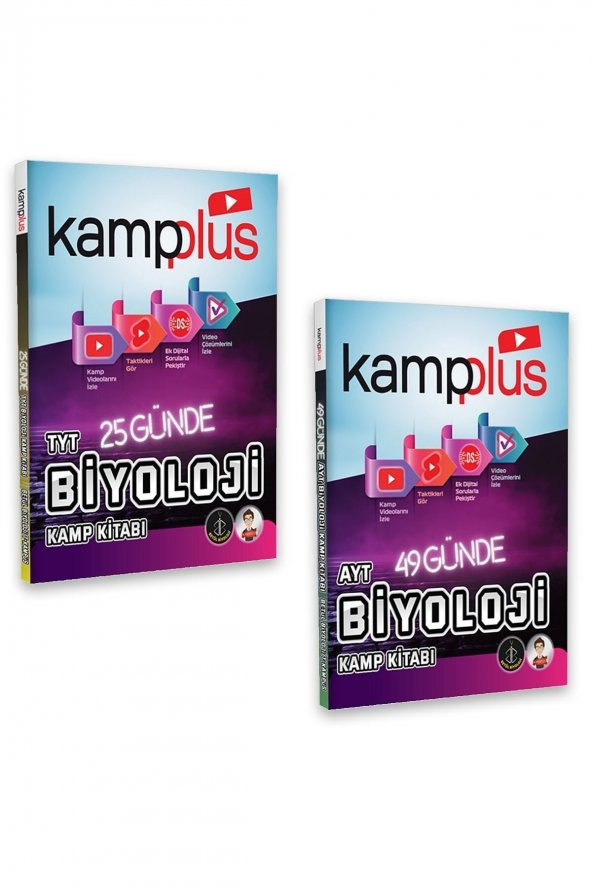 Kampplus 25 Günde Tyt Biyoloji Kampı + 49 Günde Ayt Biyoloji Kampı