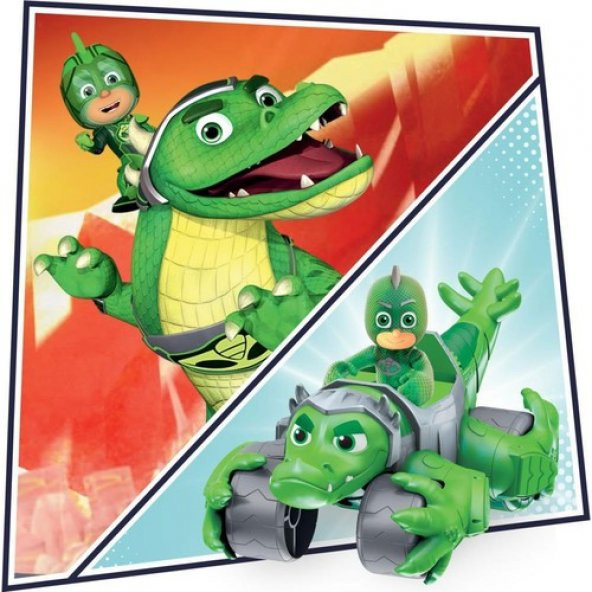 Pj Masks Deluxe Animal Rider Gekko F5204-F5342 - 3