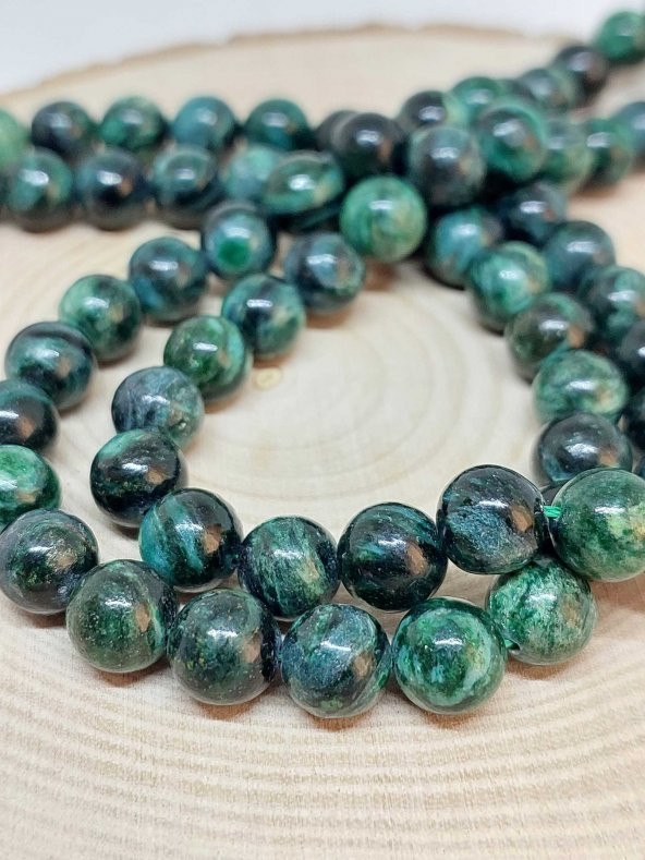 Zümrüt Taşı Koyu Canlı Renkler Dizi 8mm ürün görseli