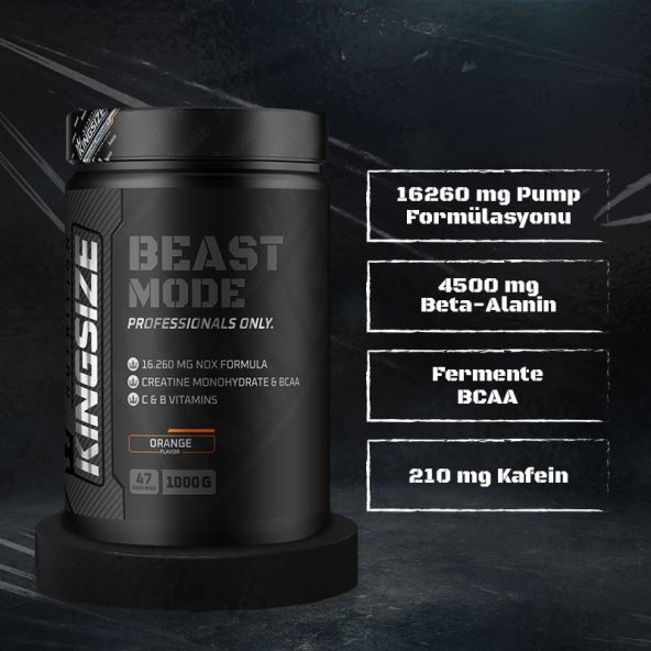 Kingsize Nutrition Beast Mode 1000 Gr - 2
