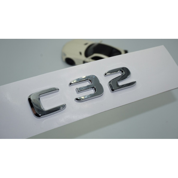 DK Tuning C32 Bagaj Krom ABS 3M 3D Yazı Logo Benz İle Uyumlu
