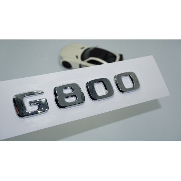 DK Tuning G 800 Bagaj Krom ABS 3M 3D Yazı Logo Benz İle Uyumlu