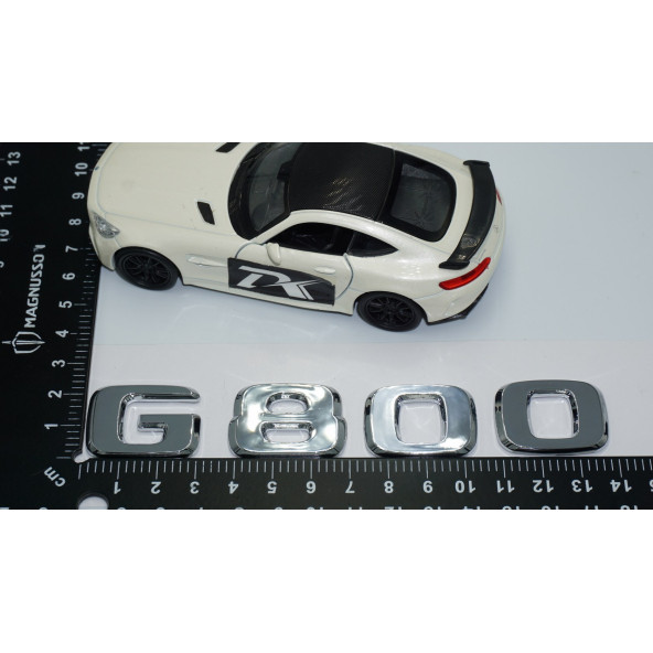 DK Tuning G 800 Bagaj Krom ABS 3M 3D Yazı Logo Benz İle Uyumlu - 4