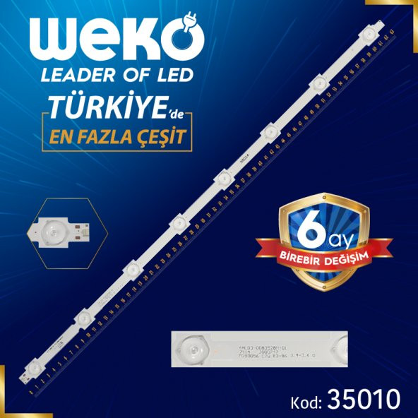 TKD320022000-X2-A - YAL03-0083528M-01 - A TYPE - 63.1 CM 8 LEDLİ (WK-798)