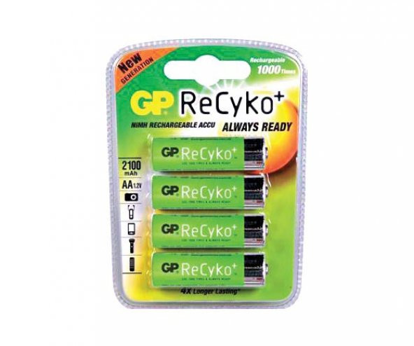 GP 2100MA RECYKO KALEM 4 LÜ BLS. PAKET