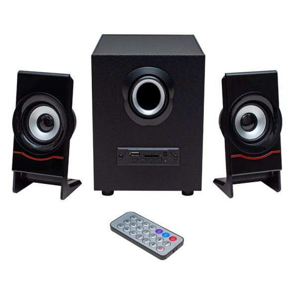 MAGICVOICE MV-4966 USB+TF CARD+FM+BT UKLI 2+1 SES SİSTEMİ