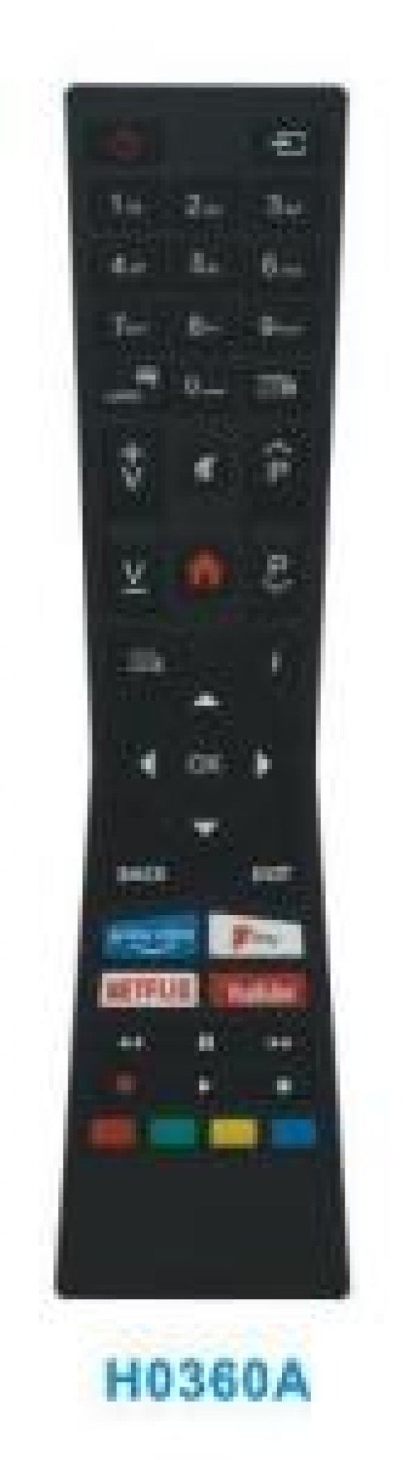 WEKO KL VESTEL H0360A NETFLIX-YOUTUBE-PRIME VIDEO TUŞLU TV KUMANDA