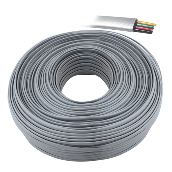 TELEFON KABLOSU 4LÜ GRİ FLAT KÖKEN 100 METRE POWERMASTER - 2