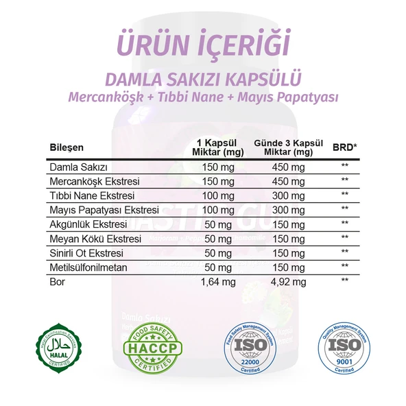 Mastic Gum Kapsül (Mastic Gum Capsule) 60 Adet - 3