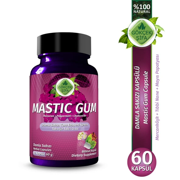 Mastic Gum Kapsül (Mastic Gum Capsule) 60 Adet