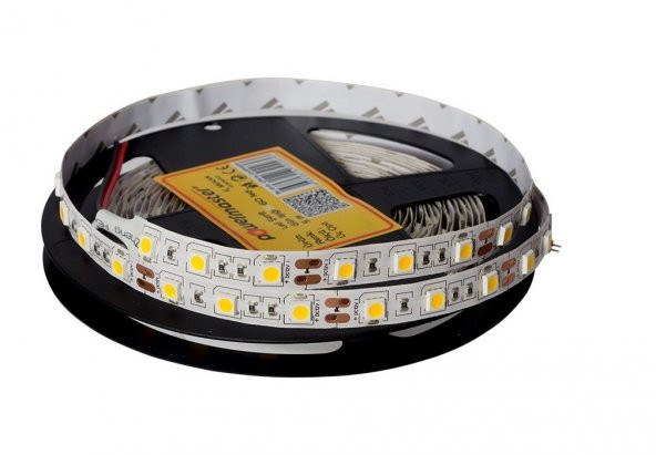 POWERMASTER LED ŞERİT 3 ÇİPLİ MAVİ İÇ MEKAN SİLİKONSUZ 60 LED 5 METRE (4040)