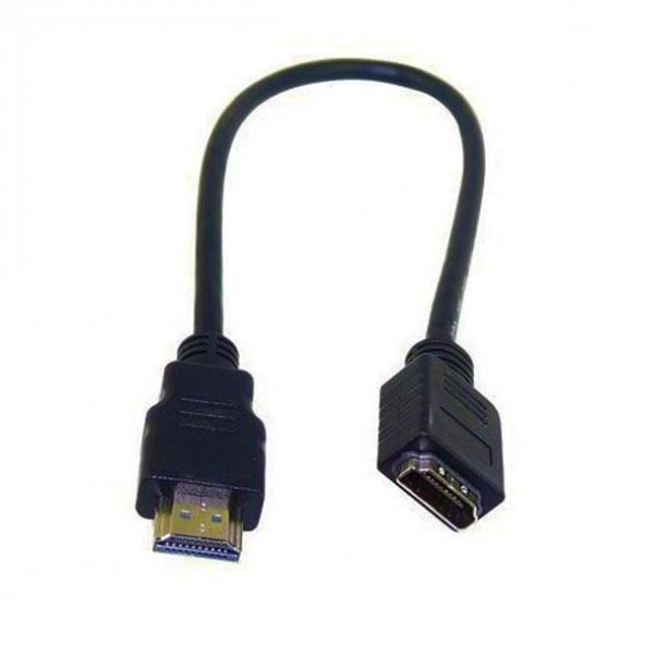 HDMI KABLO ERKEK-DİŞİ 30 CM UZATMA (MİNİ HD REC. İÇİN)