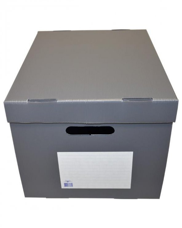 Temel Arşiv Kolisi 5'li Klasör Kapasiteli Gri 10 Adet - 2