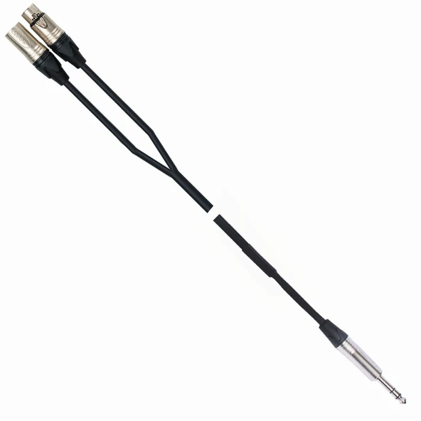 POWERMASTER LD390A CANON ERKEK DİŞİ + 6.3MM STEREO ERKEK 1.5 METRE KABLO