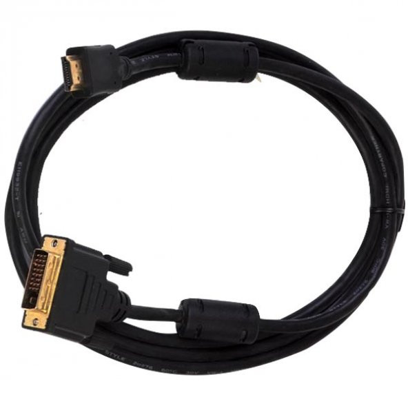 HDMI DVI KABLO 10 METRE NARITA DVI 24+1 MALE TO HDMI 19P MALE