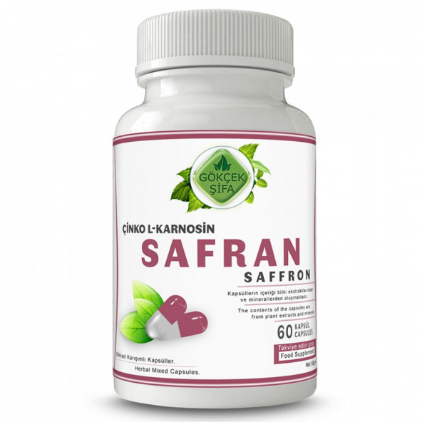 Safran 1000 mg 60 Kapsül