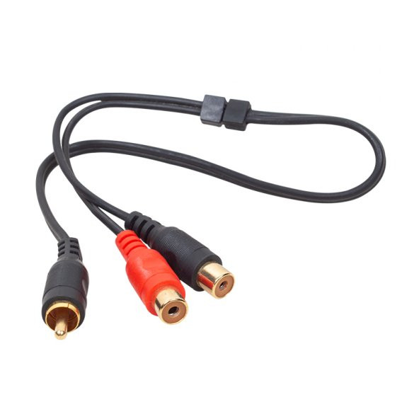 ANFİ Y KABLO 1 ERKEK 2 DİŞİ 25 CM KABLO ELEKTROMER