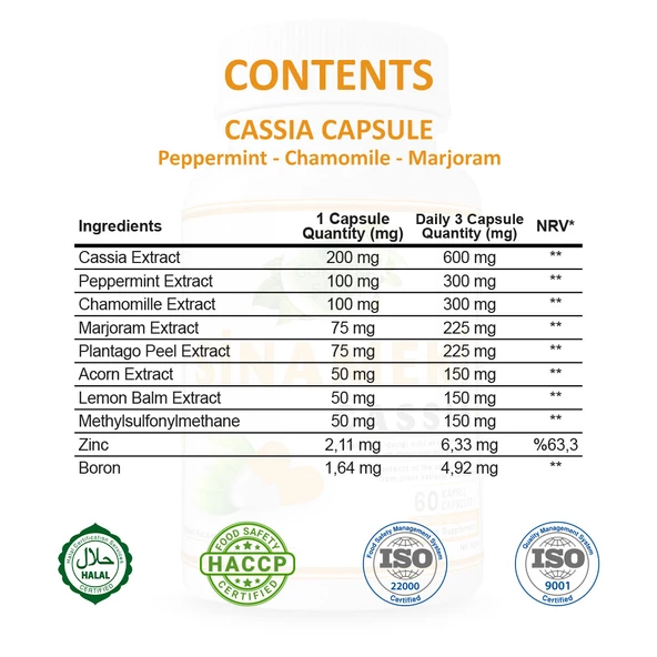 Sinameki Kapsül (Senna Capsule) 60 Adet - Resim 2