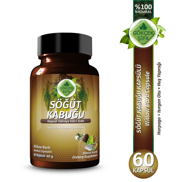 Söğüt Kapsül (WİLLOW CAPSULE) 60 Adet - Resim 3