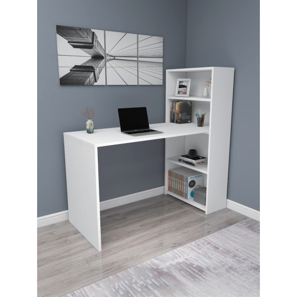 Çalışma Masası Kitaplıklı Ders Çalışma Masası Kitaplık - 4