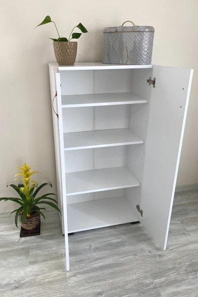 IRMAK MOBİLYA Demonte 2 Kapaklı 4 Gözlü Çok Amaçlı Dolap - 6