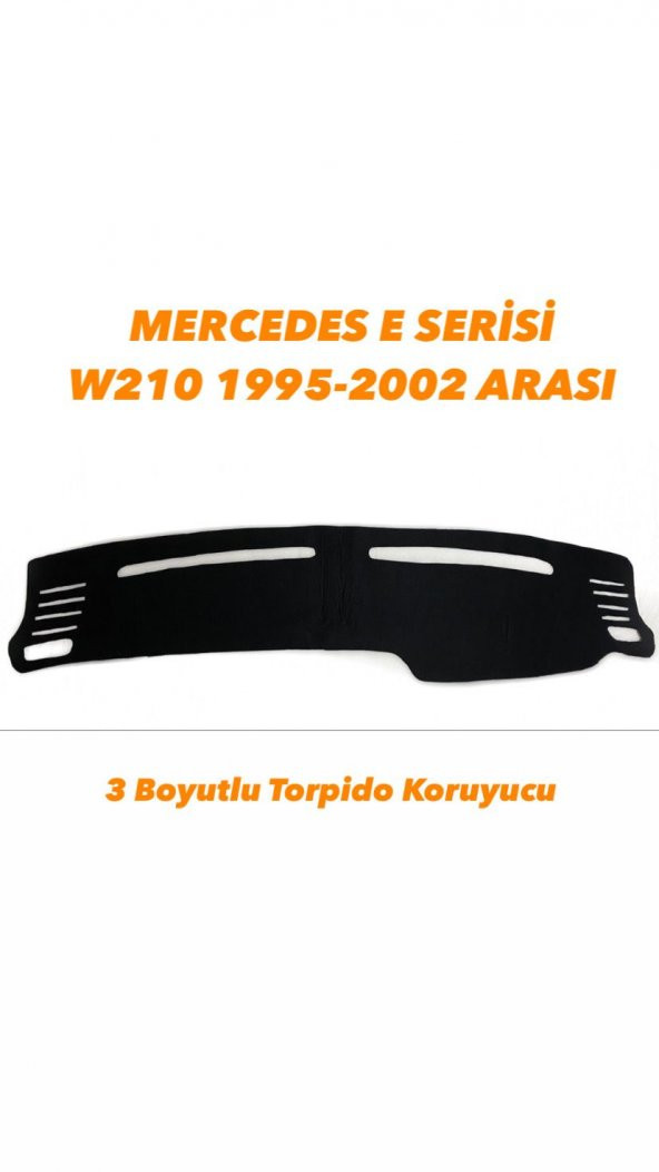 MERCEDES E SERİSİ W210 1995-2002 ARASI 3 BOYUTLU VİP DERİ TORPİDO ÖRTÜSÜ ürün görseli
