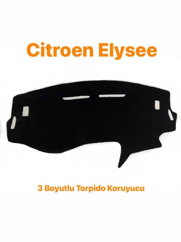 CİTROEN ELYSEE 3 BOYUTLU HALI TORPİDO KORUYUCU ürün görseli