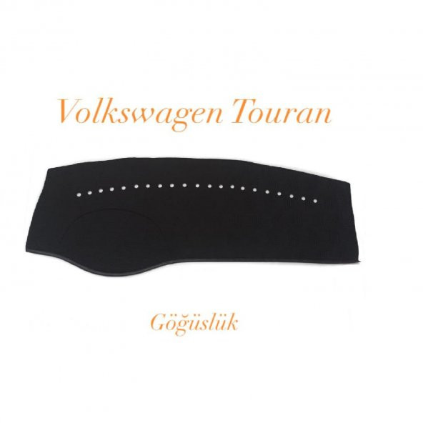 VOLKSWAGEN TOURAN DERİ KAPİTONE KUMAŞ TORPİDO KORUYUCU ÖRTÜ - 1