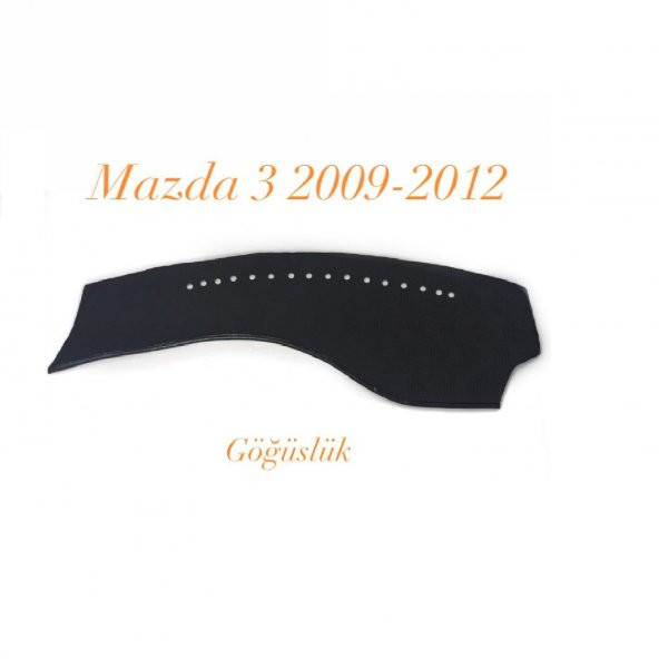 MAZDA 3 2009-2012 ARASI 3 BOYUTLU HALI KUMAŞ TORPİDO KORUYUCU ÖRTÜ