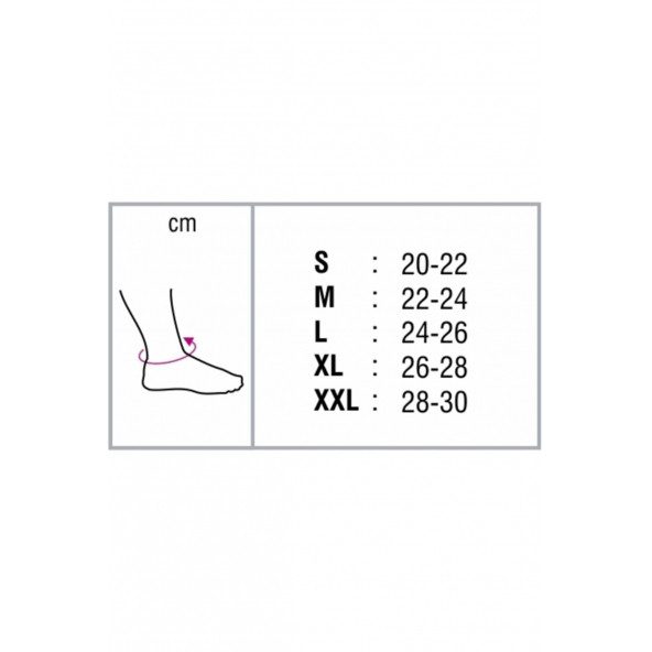 ORTHOCARE 7530 Ankle Support Light (8 Bandajı Tipi Ayak Bilekliği - 2