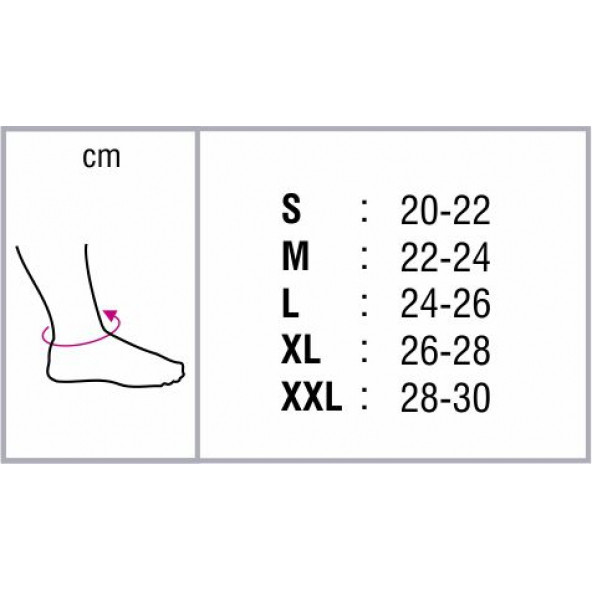ORTHOCARE AYAK BİLEKLİĞİ LİGAMENT DESTEKLİ 7640 - 2