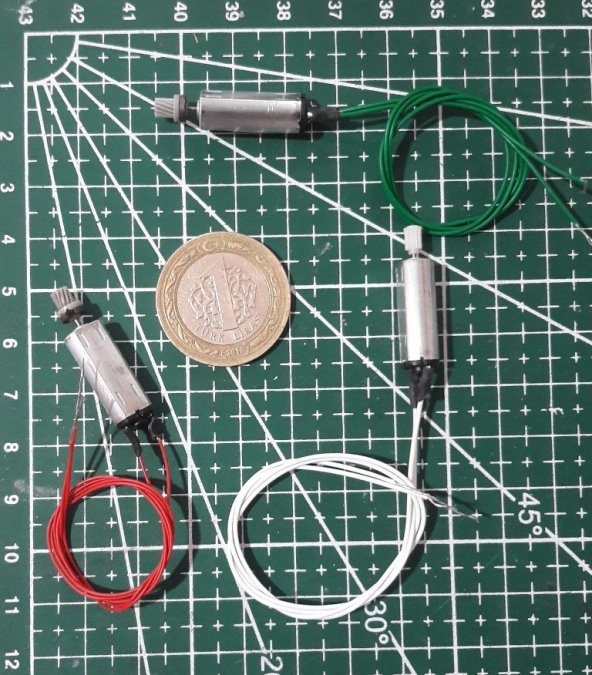 K30 Mikro DC Motor 3V - Güneş Solar Model Motoru - Resim 2