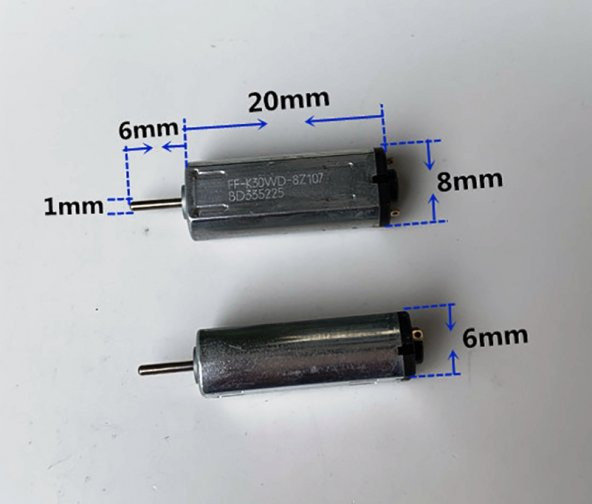 K30 Mikro DC Motor 3V - Güneş Solar Model Motoru - Resim 8