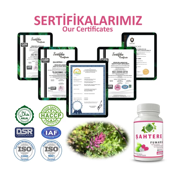 Şahtere Kapsül (FUMARİA CAPSULE) 60 Adet - Resim 5