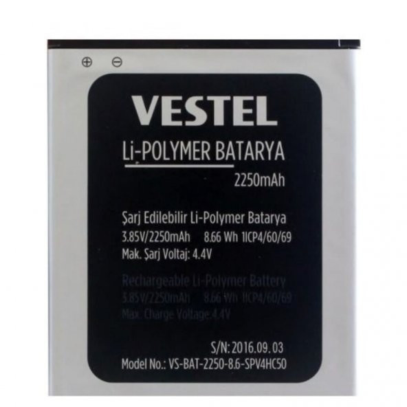 Vestel Venüs Go Batarya Pil Orjinal